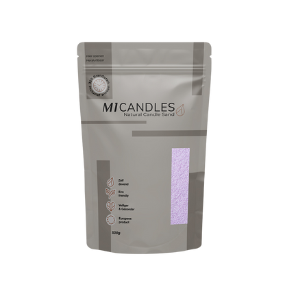M1 Candles kaarsenzand – in hersluitbare verpakking met transparant venster