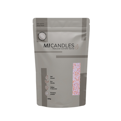 M1 Candles kaarsenzand – in hersluitbare verpakking met transparant venster