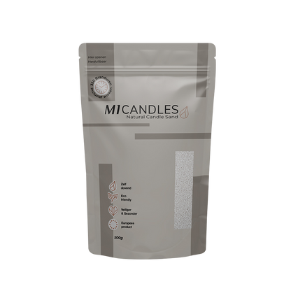 M1 Candles kaarsenzand – in hersluitbare verpakking met transparant venster