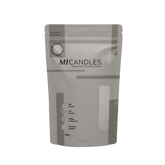 M1 Candles kaarsenzand – in hersluitbare verpakking met transparant venster