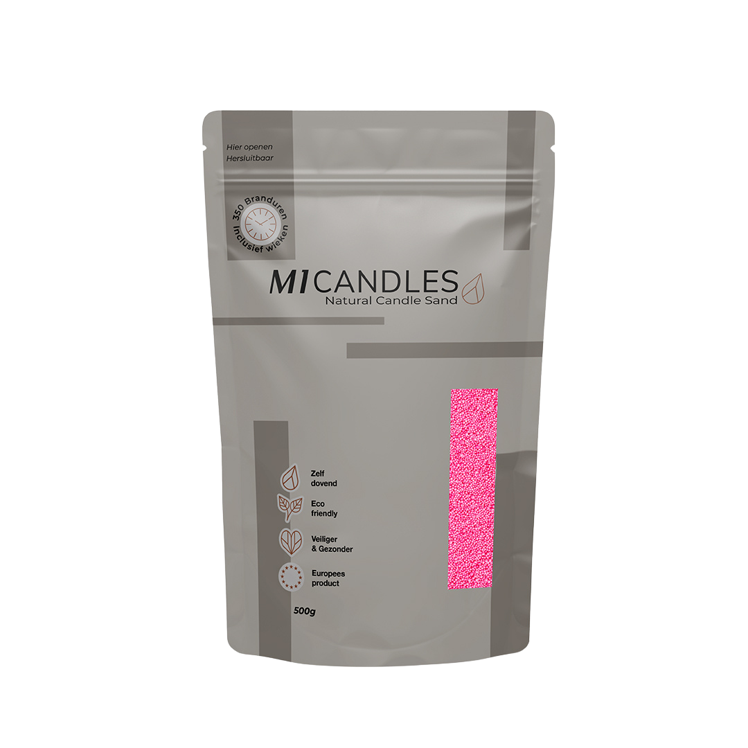 M1 Candles kaarsenzand – in hersluitbare verpakking met transparant venster
