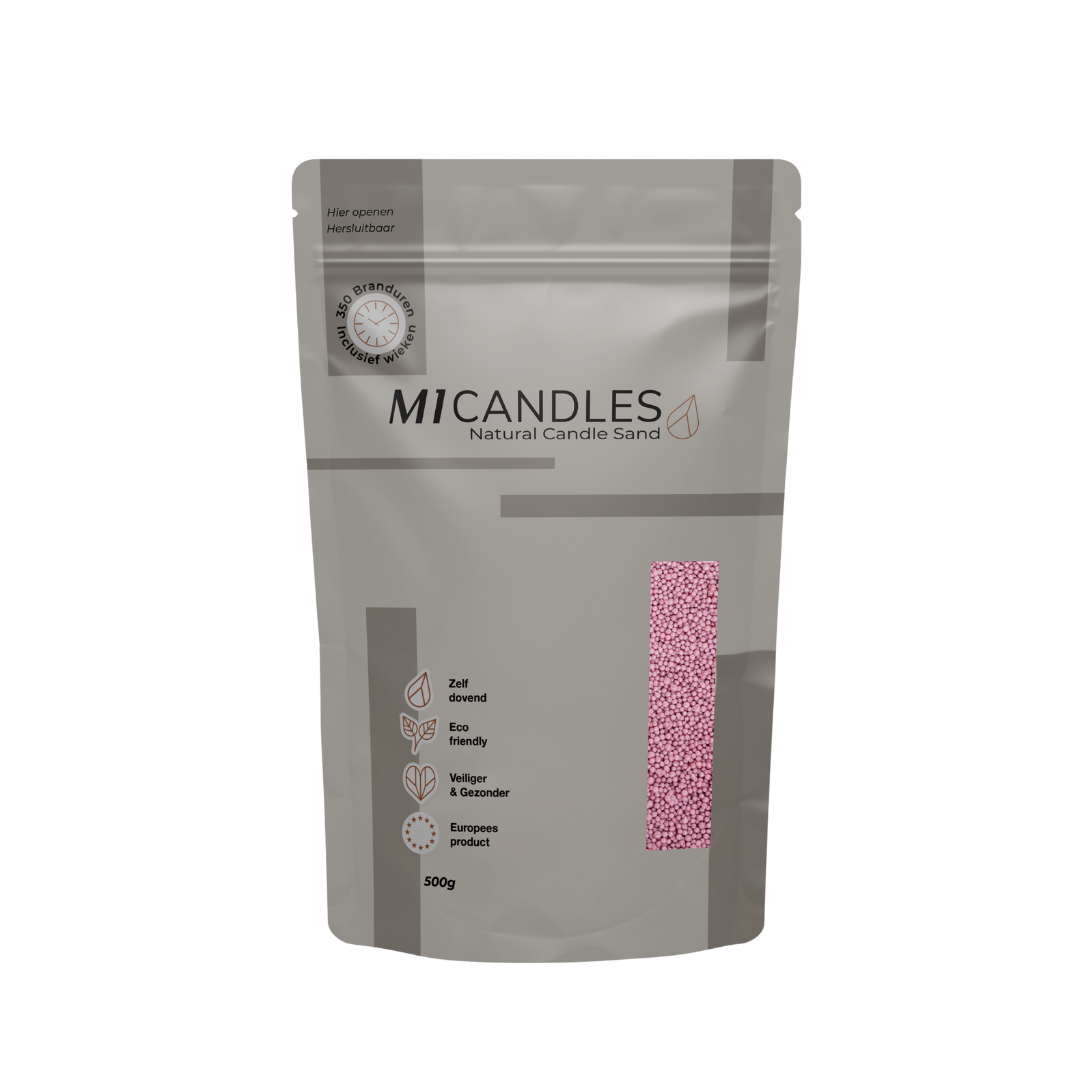 M1 Candles kaarsenzand – in hersluitbare verpakking met transparant venster