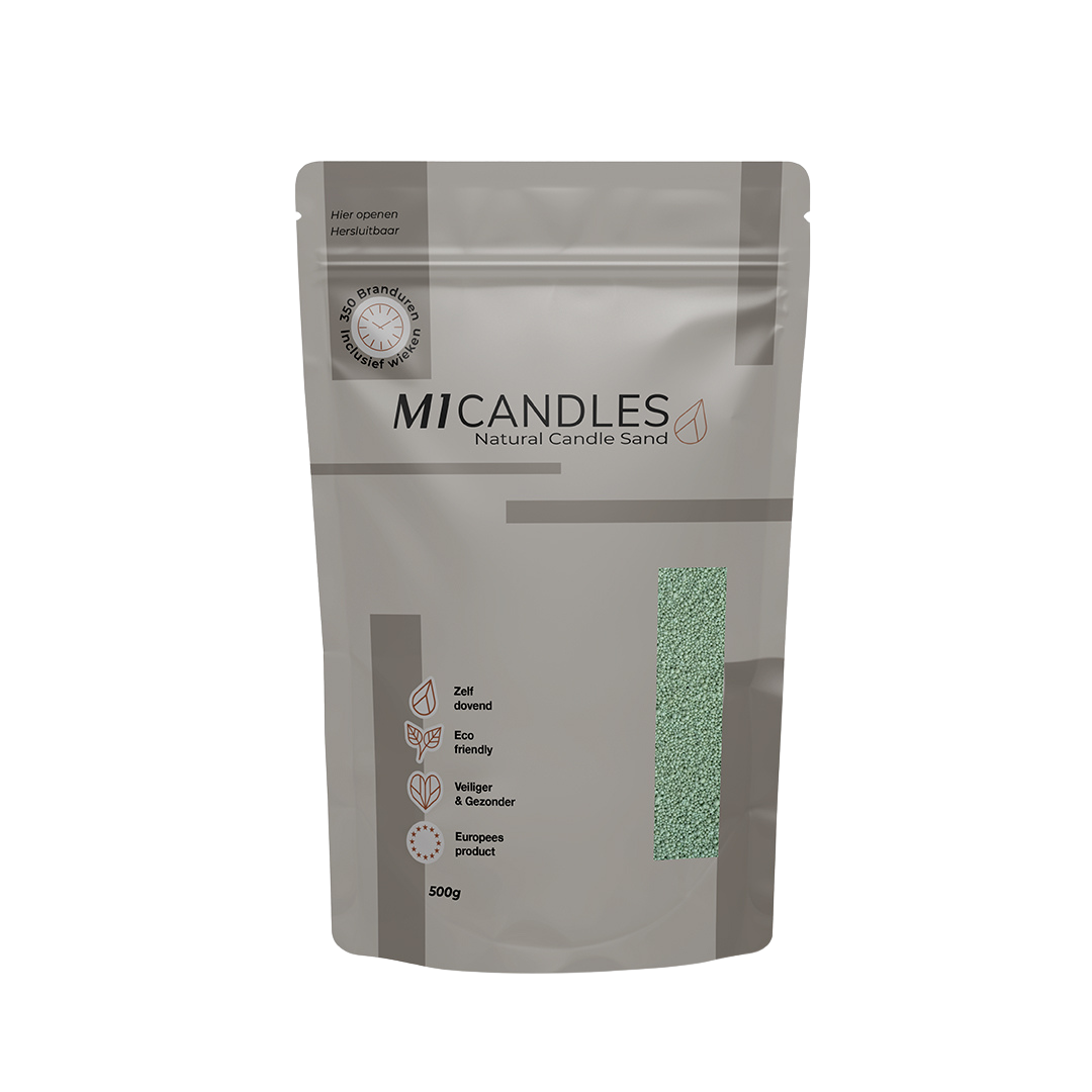 M1 Candles kaarsenzand – in hersluitbare verpakking met transparant venster