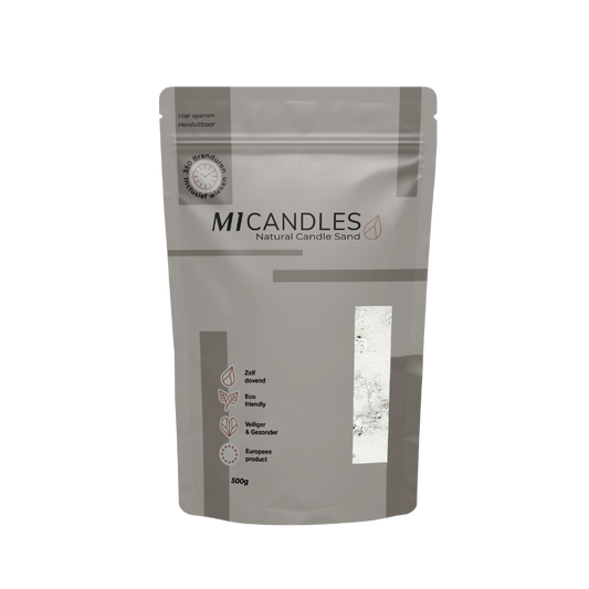 M1 Candles kaarsenzand – in hersluitbare verpakking met transparant venster