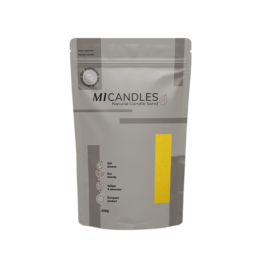 M1 Candles kaarsenzand – in hersluitbare verpakking met transparant venster
