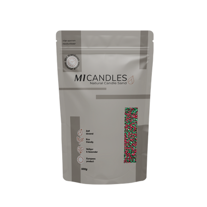 M1 Candles kaarsenzand – in hersluitbare verpakking met transparant venster