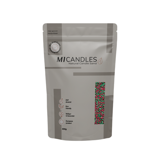 M1 Candles kaarsenzand – in hersluitbare verpakking met transparant venster