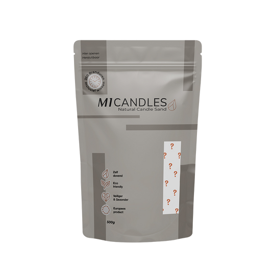 M1 Candles kaarsenzand – in hersluitbare verpakking met transparant venster